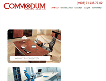 Tablet Screenshot of commodum.uz