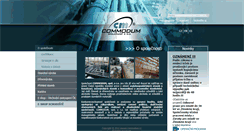 Desktop Screenshot of commodum.cz